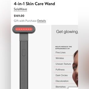 NWT SolaWave Wand with Serum